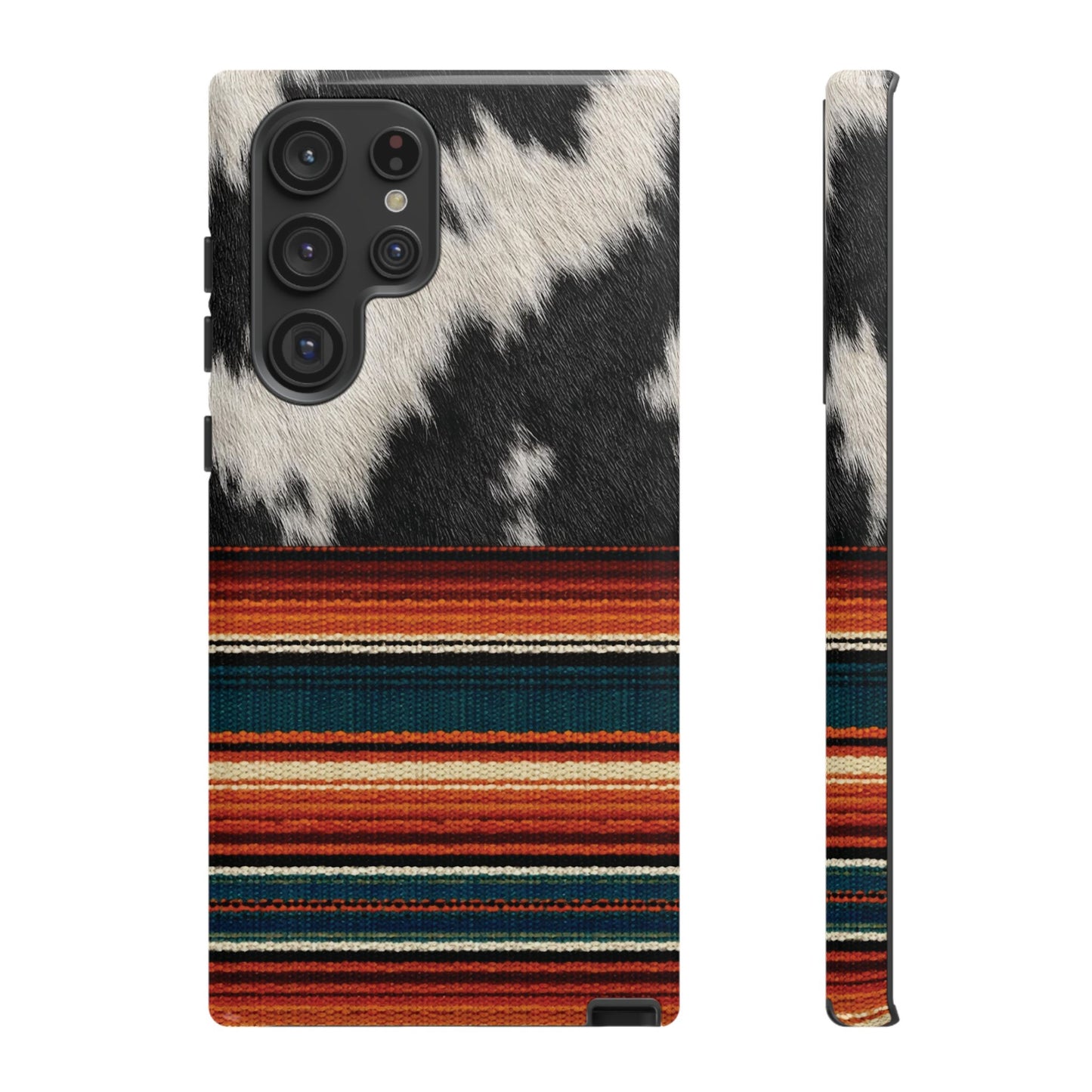 Cowhide + Serape Stripe Tough Case