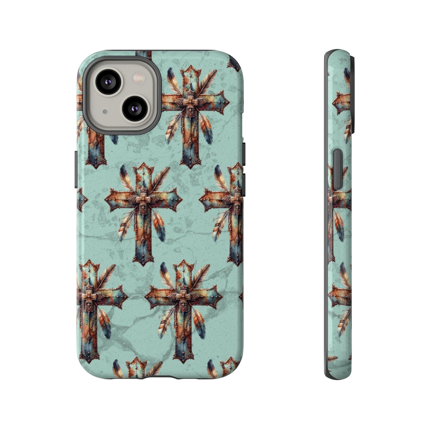 Crosses And Feathers Tough Case