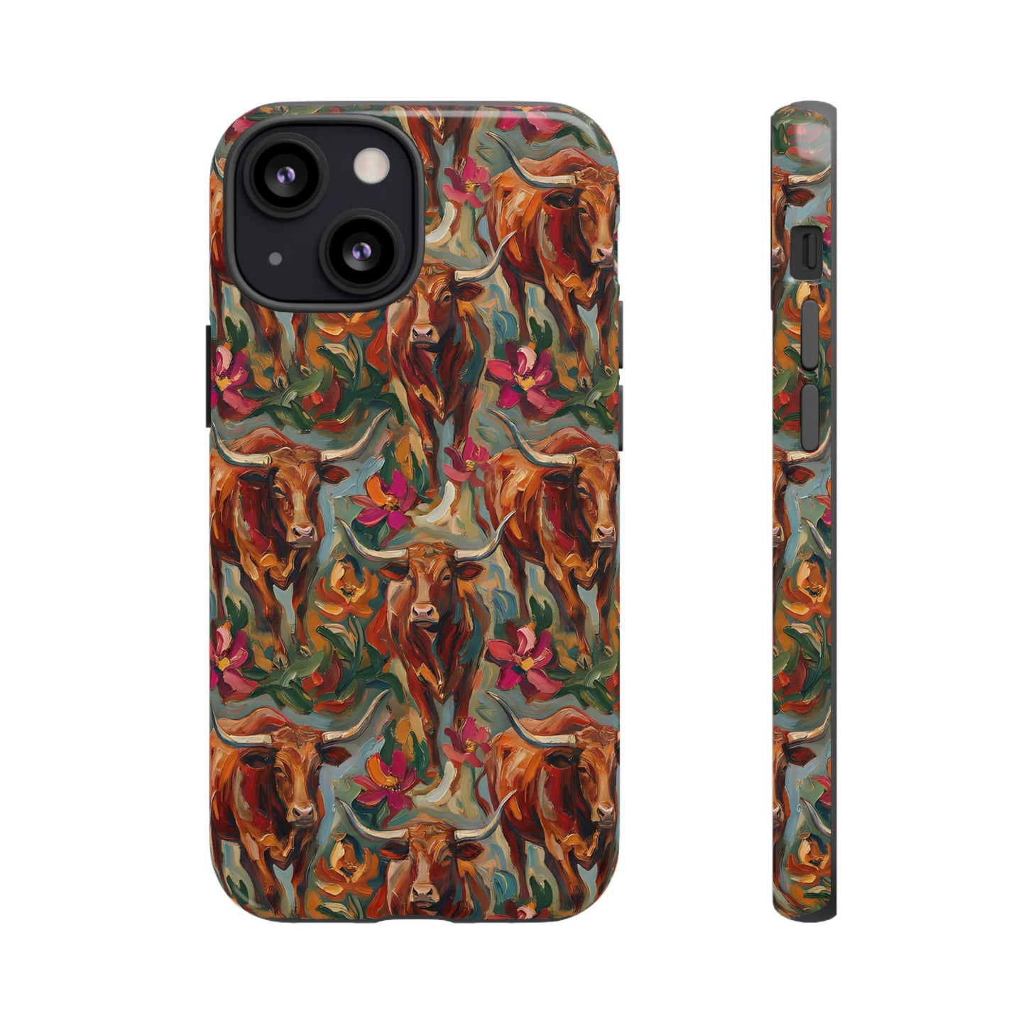 Painted Longhorns Tough Case
