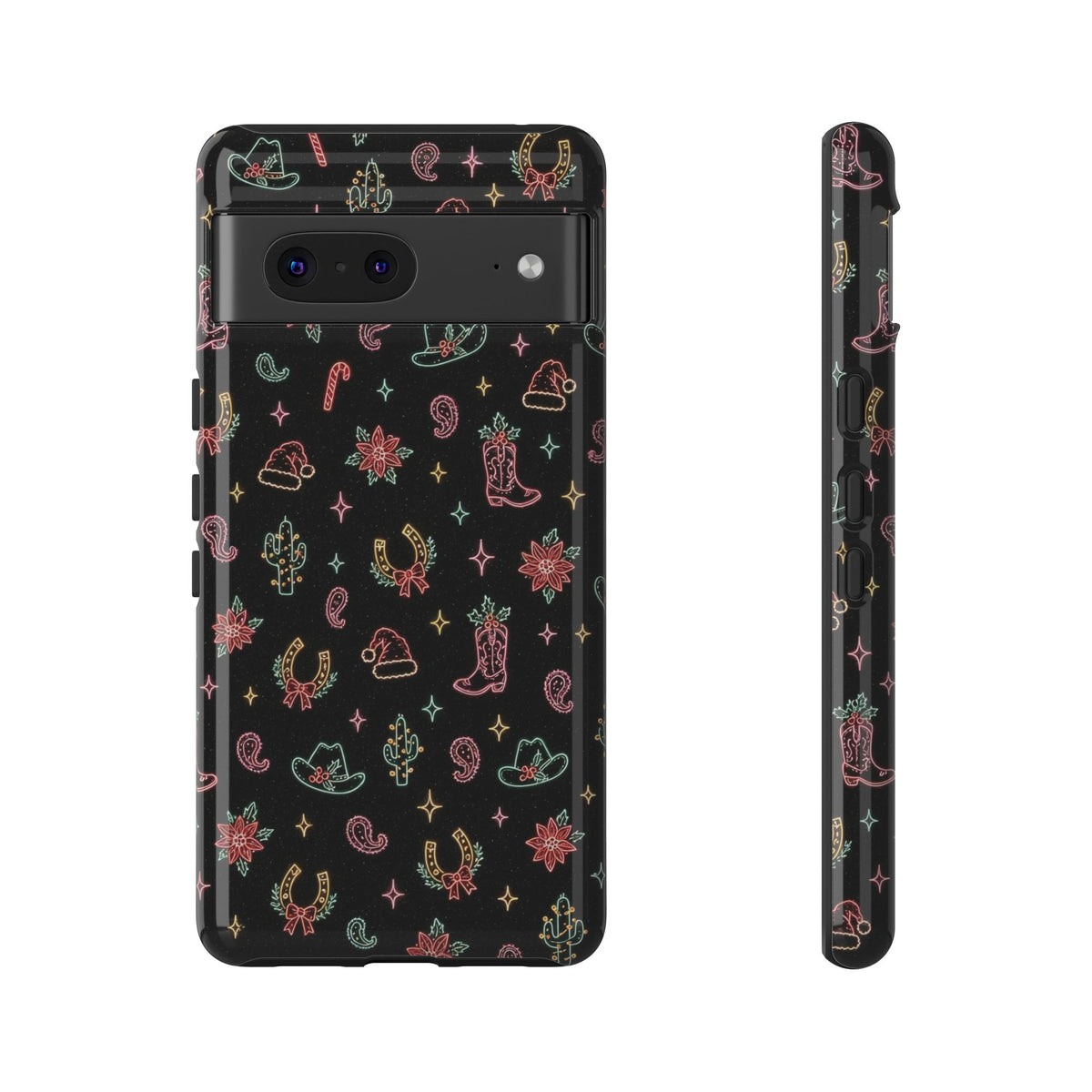Neon Holiday Doodles Tough Case