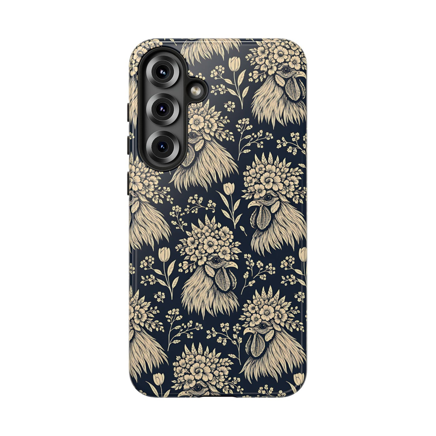 Floral Rooster Tough Case