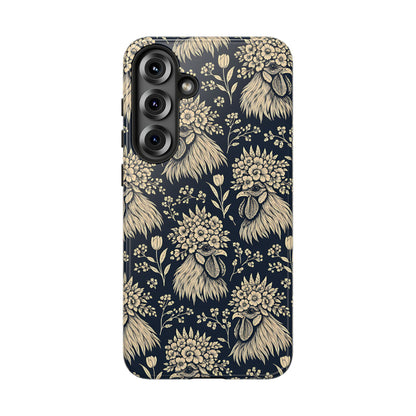 Floral Rooster Tough Case