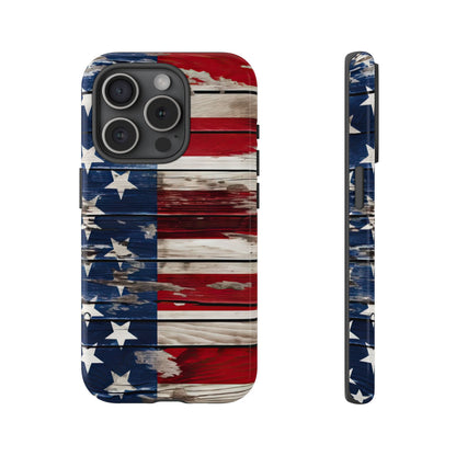 Wood Stars Stripes Tough Case