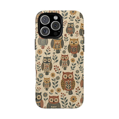 Folk Owls Tough Case