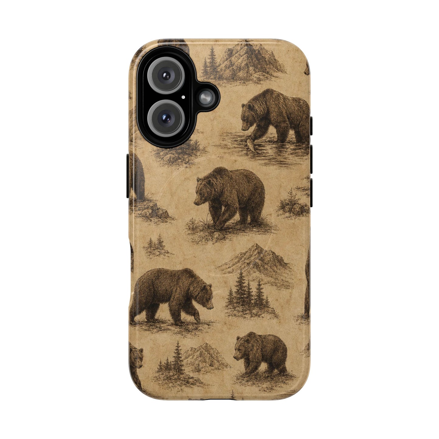 Vintage Bear Magnetic Case