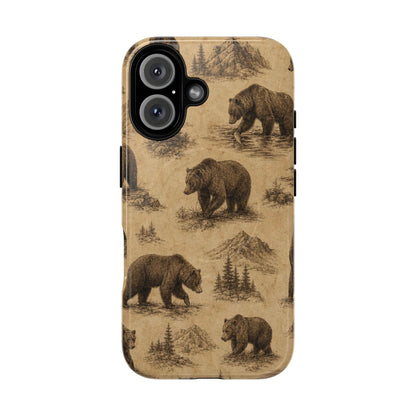 Vintage Bear Magnetic Case