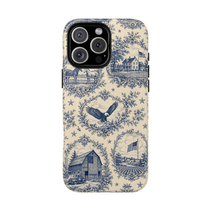 USA Toile Magnetic Case