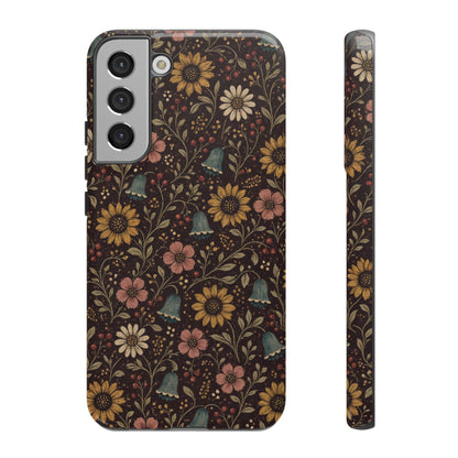 Plum Folk Floral Tough Case