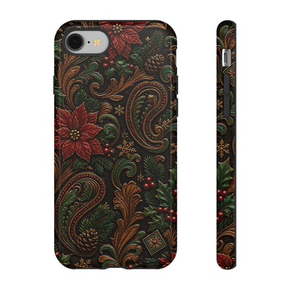 Carved Christmas Paisley Tough Case