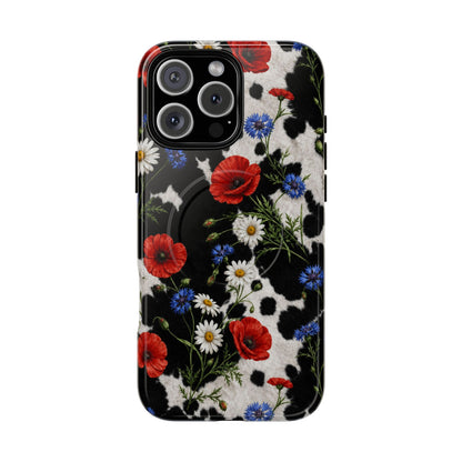 Cowhide Patriot Bloom Magnetic Case