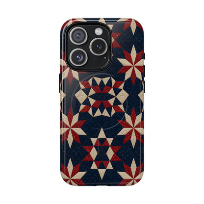 Patriotic Quilt Magnetic Case