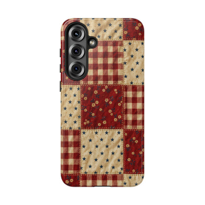 Gingham Stars Tough Case