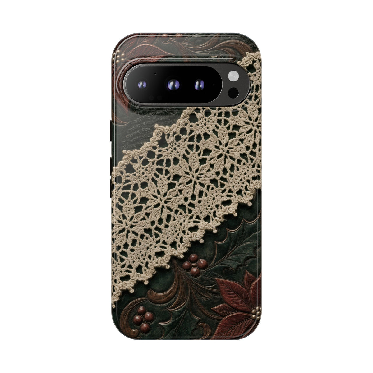 Poinsettia Lace Tough Case