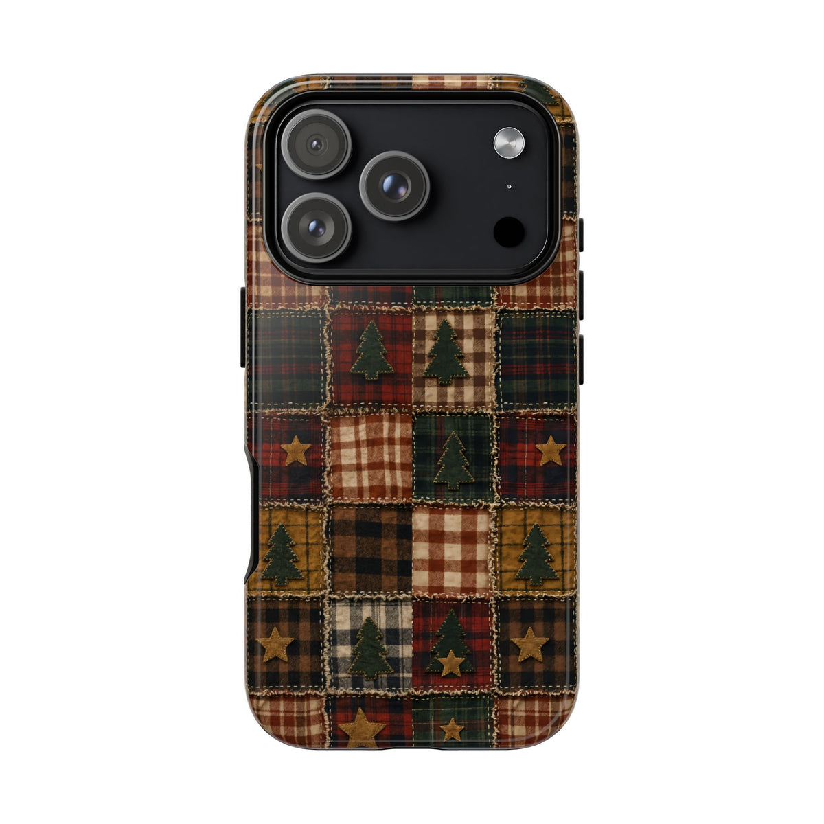 Christmas Rag Quilt Tough Case
