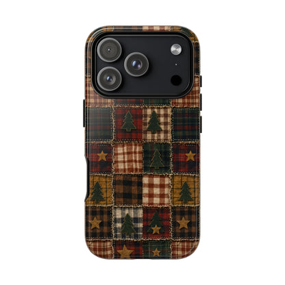 Christmas Rag Quilt Tough Case