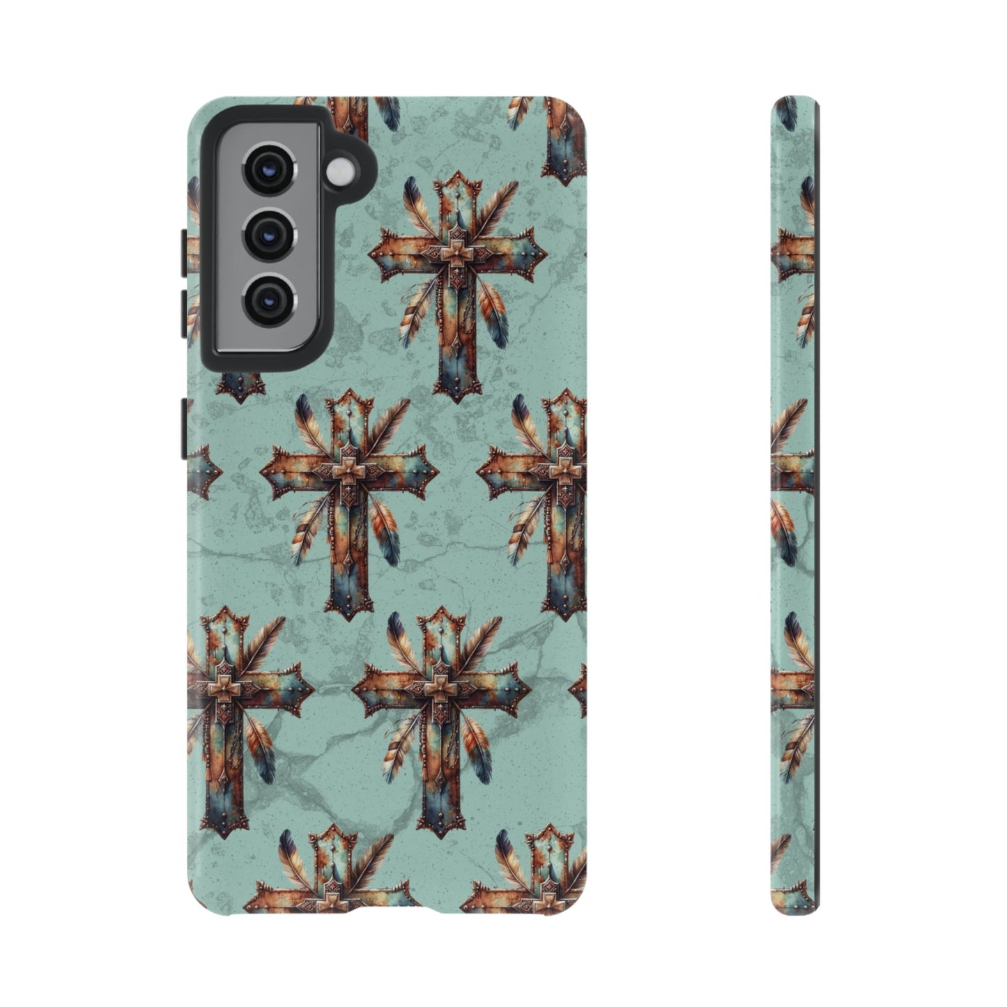 Crosses And Feathers Tough Case