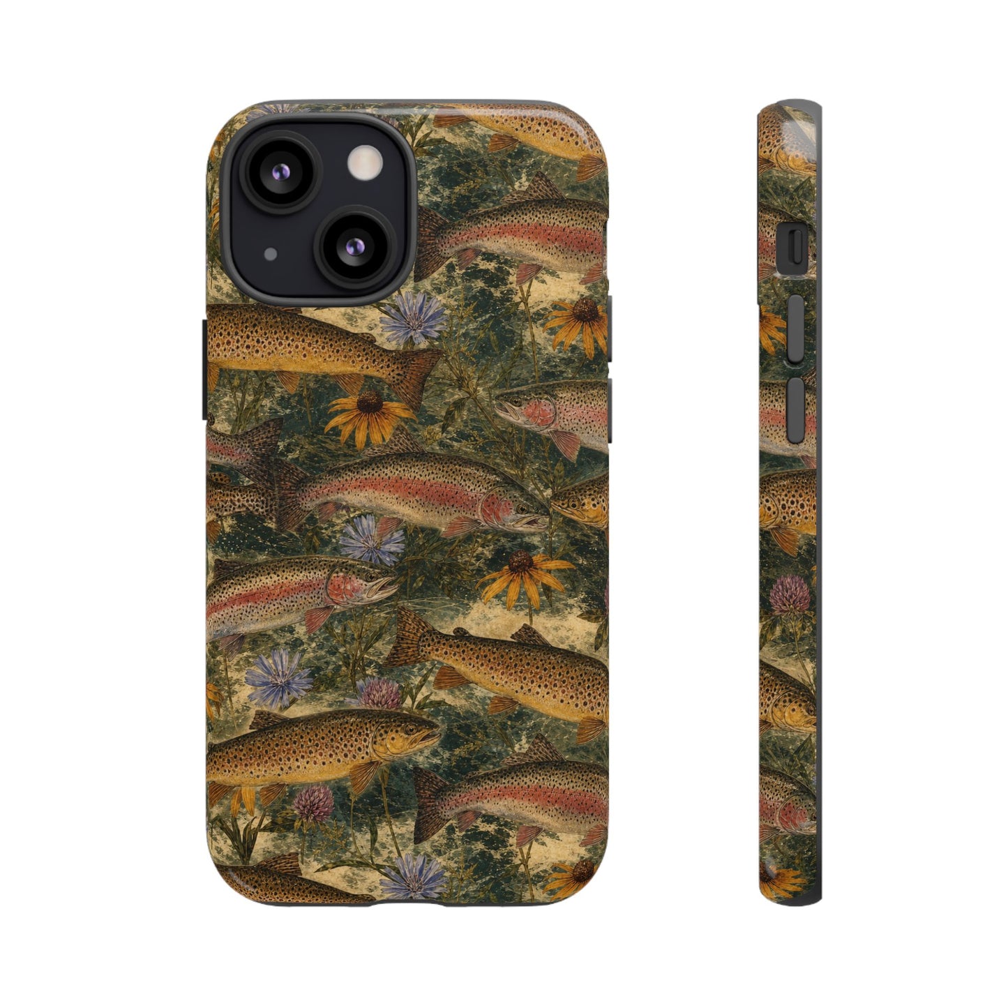 Floral Trout Tough Case