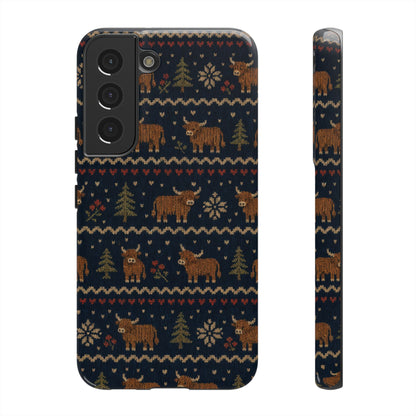 Highland Cow Sweater Tough Case