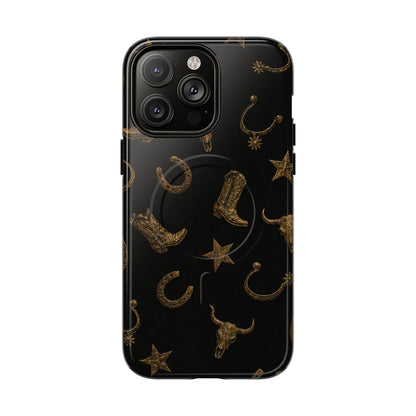 Black Gold Magnetic Case