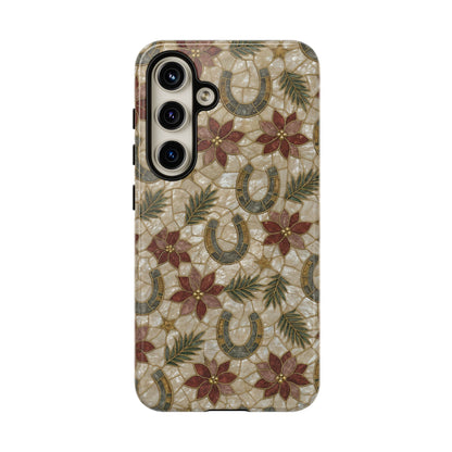 Pearl Horseshoe Poinsettia Tough Case