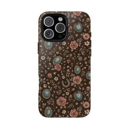 Turquoise Roses Tough Case