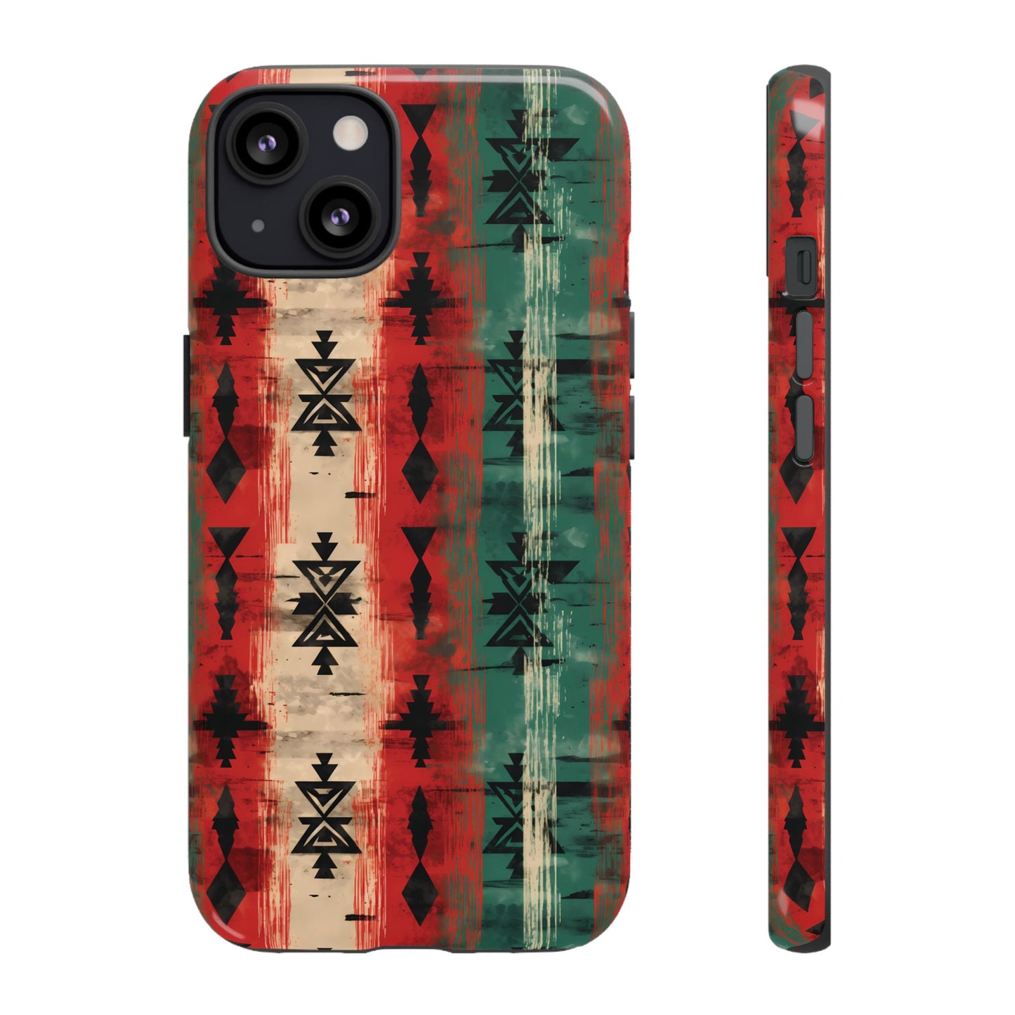 Christmas Grunge Aztec Tough Case