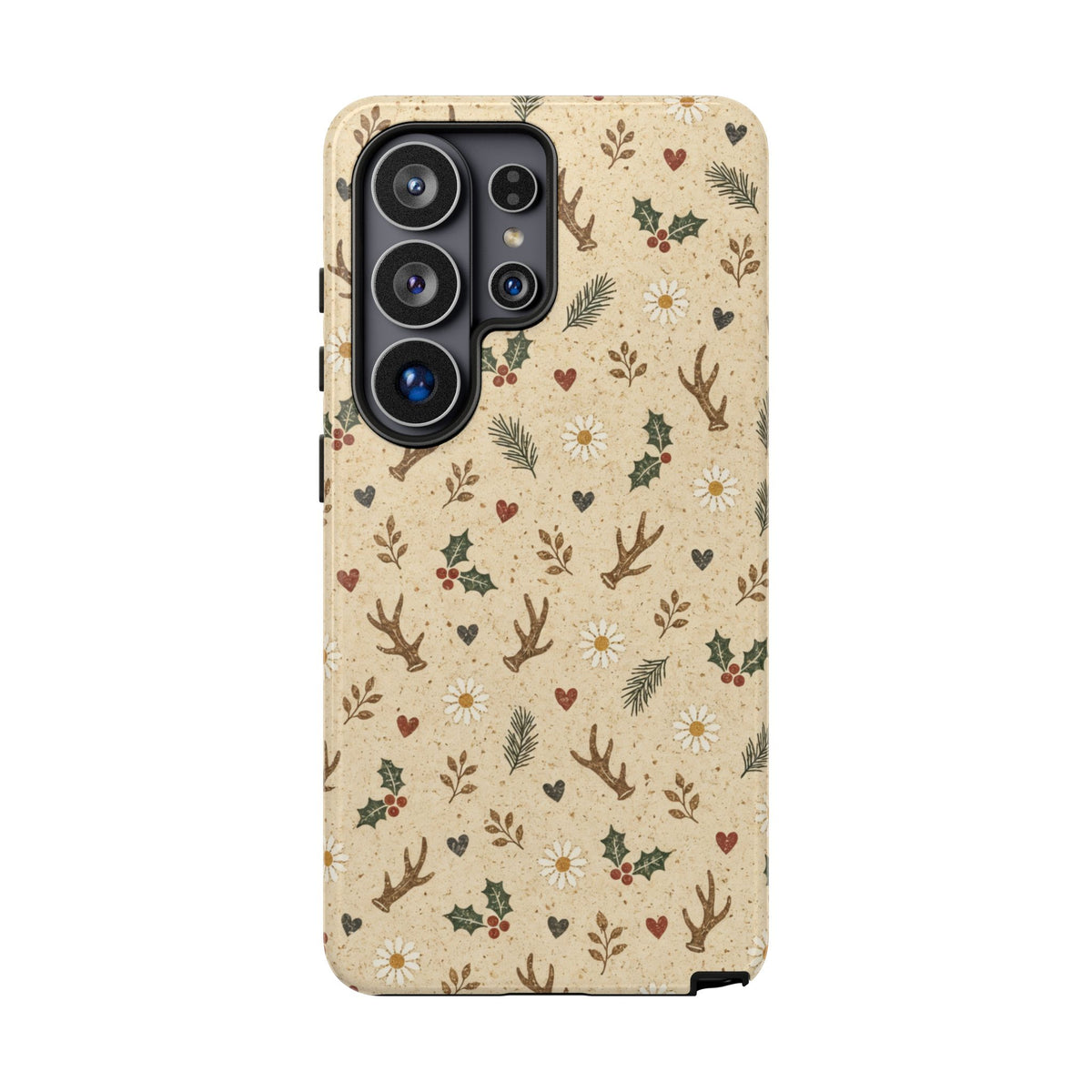 Antler Daisies Christmas Tough Case