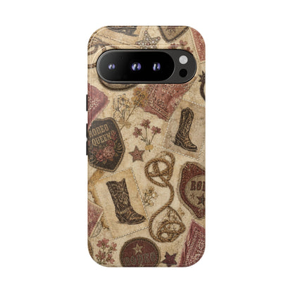 Cowgirl Collage Tough Case