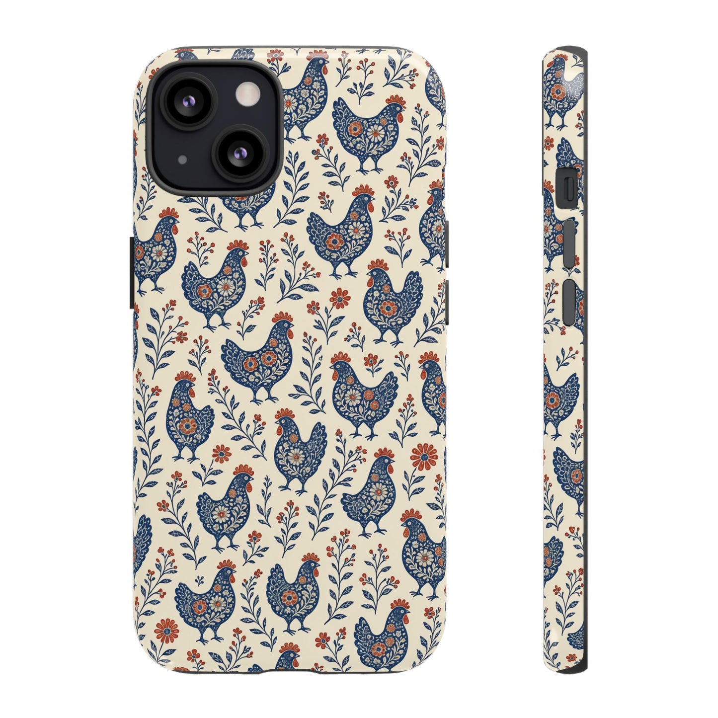 Folk Hens Tough Case