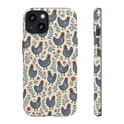 Folk Hens Tough Case