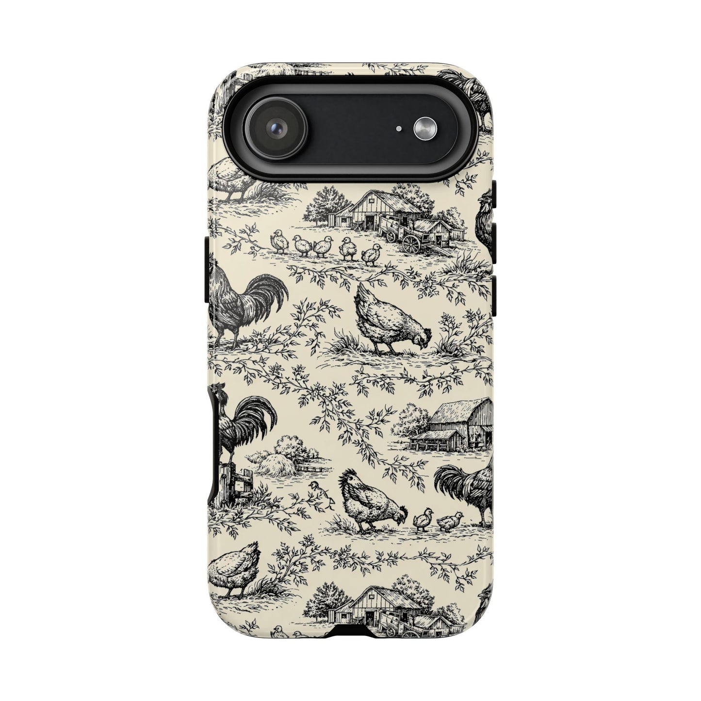 Toile Chickens Tough Case