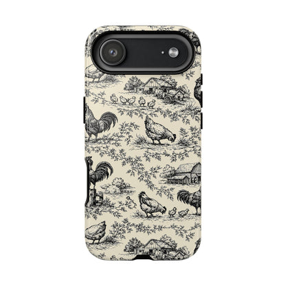 Toile Chickens Tough Case