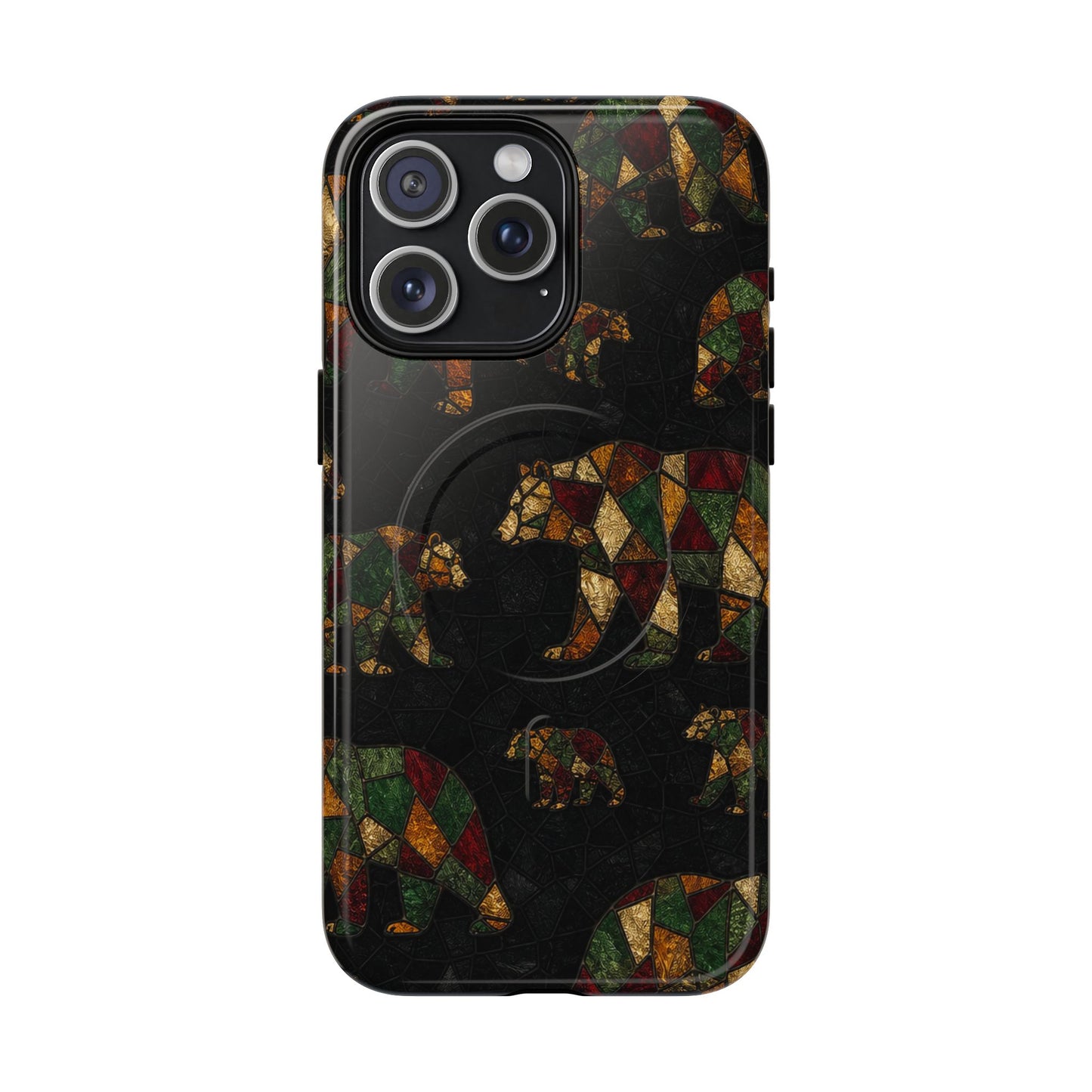 Stained Bear Magnetic Case