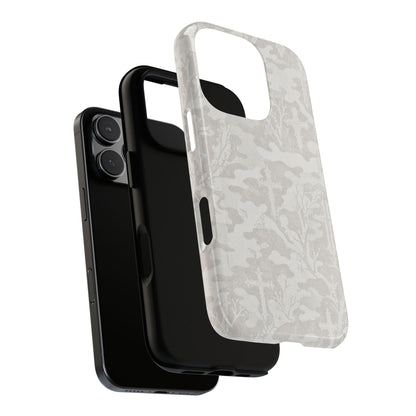 White Camo Cross Tough Case