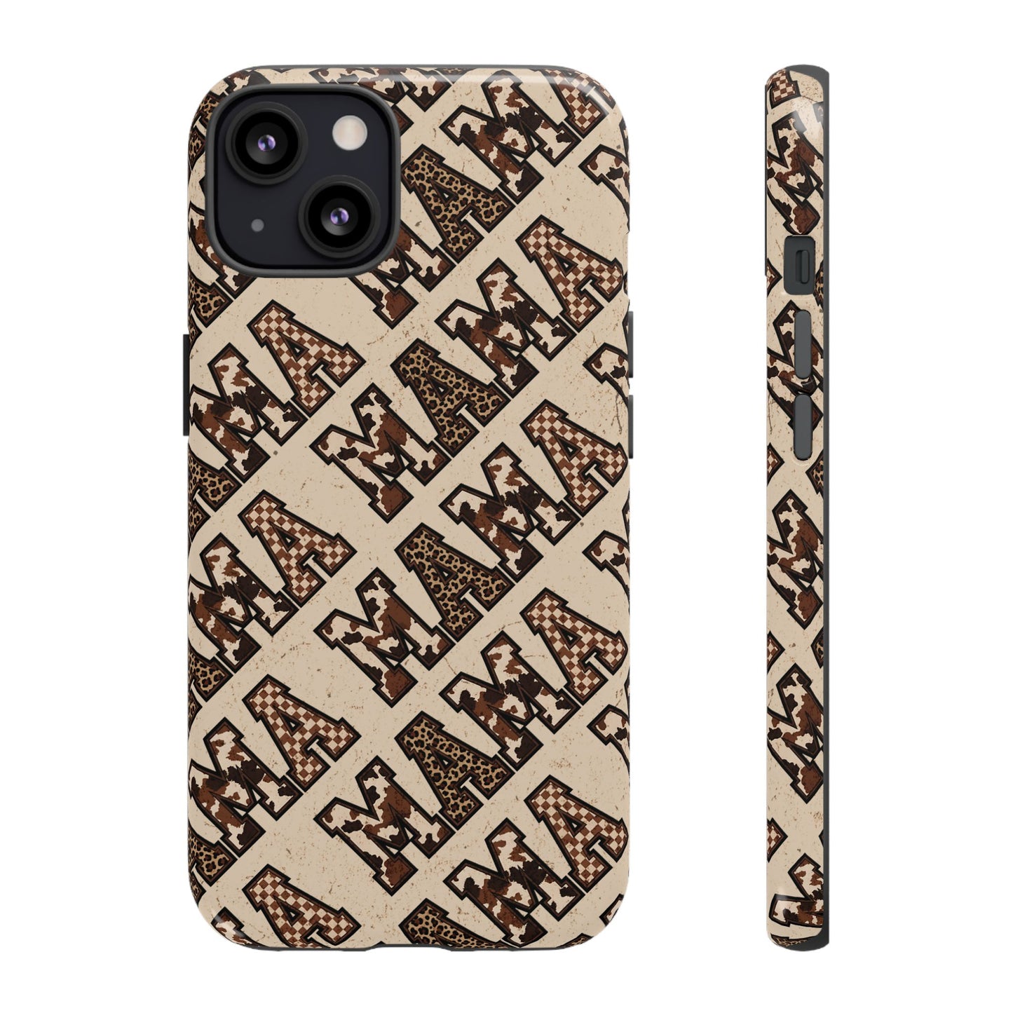 Grunge Cowhide Mama Tough Case
