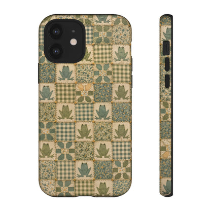 Frog Quilt Tough Case