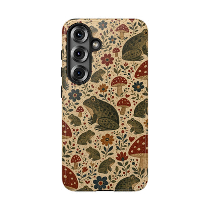Folk Frog Toadstool Tough Case