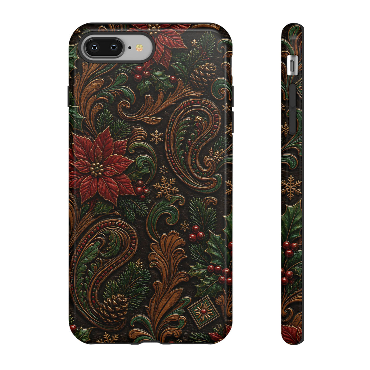 Carved Christmas Paisley Tough Case