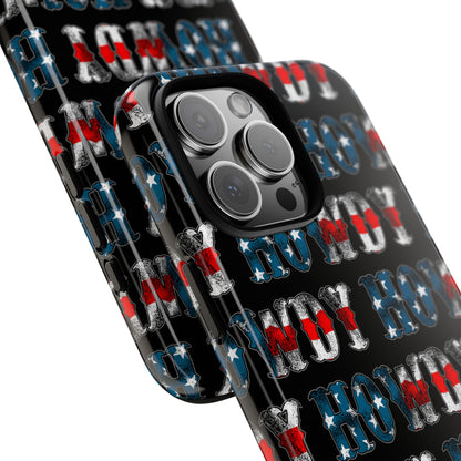 Patriotic Howdy Tough Case