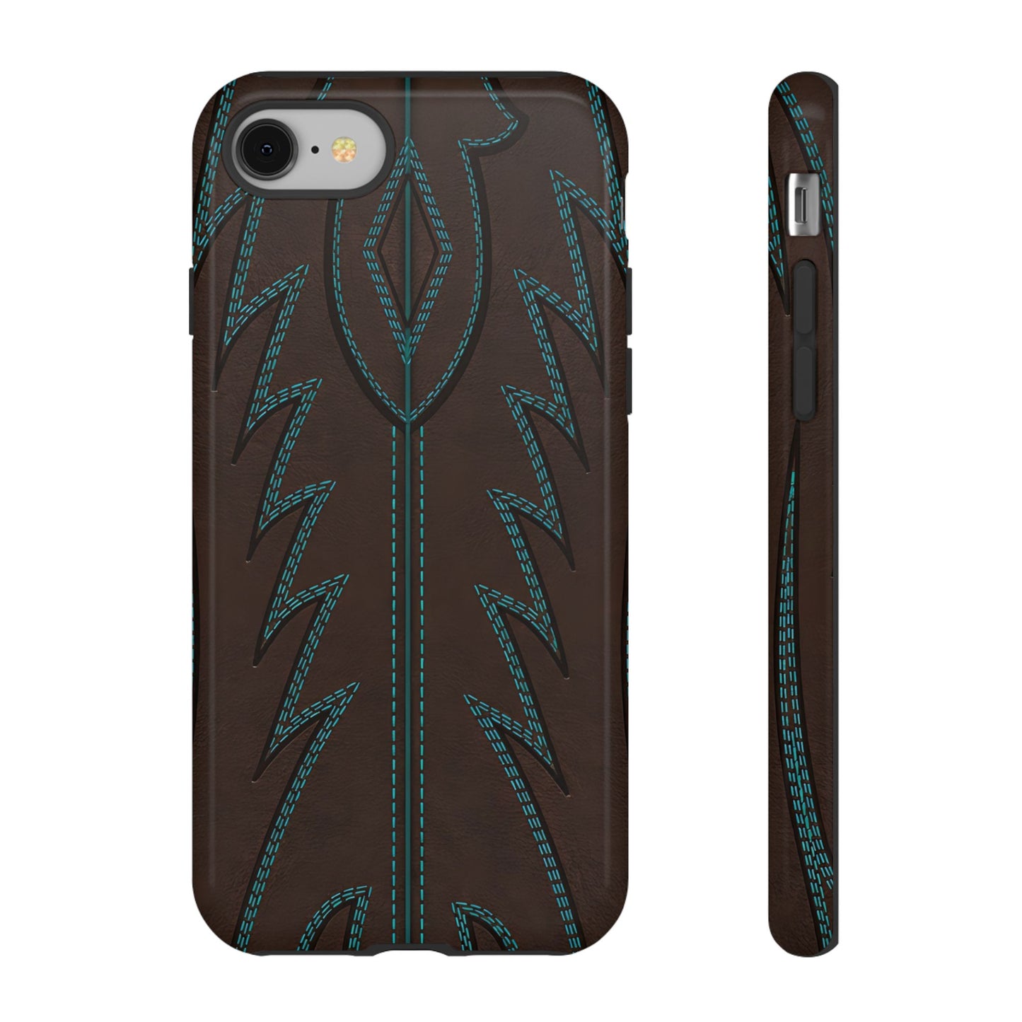 Boot Closeup Brown Turquoise Tough Case