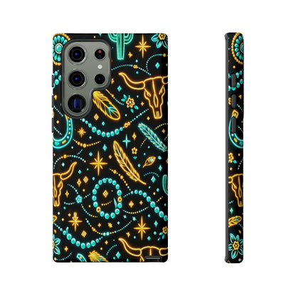 Neon Turquoise Tough Case