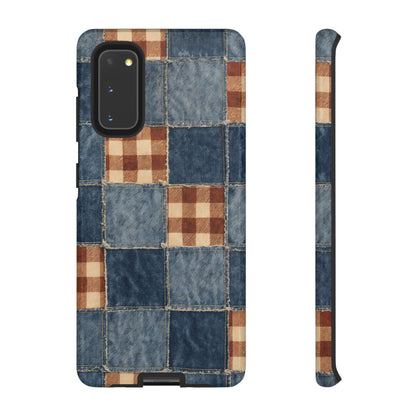 Denim Patchwork Tough Case