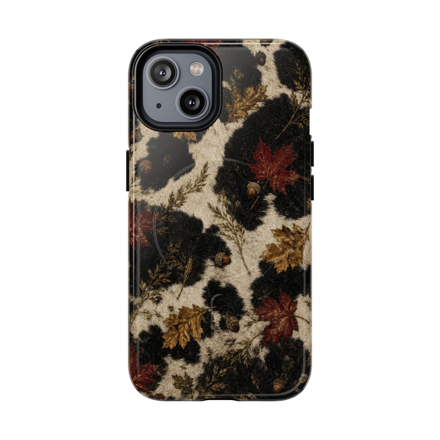 Fall Cowhide Magnetic Case