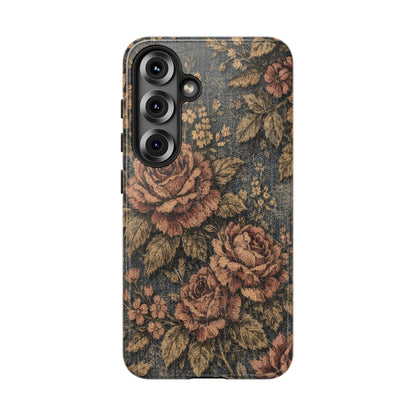 Denim Blooms Tough Case