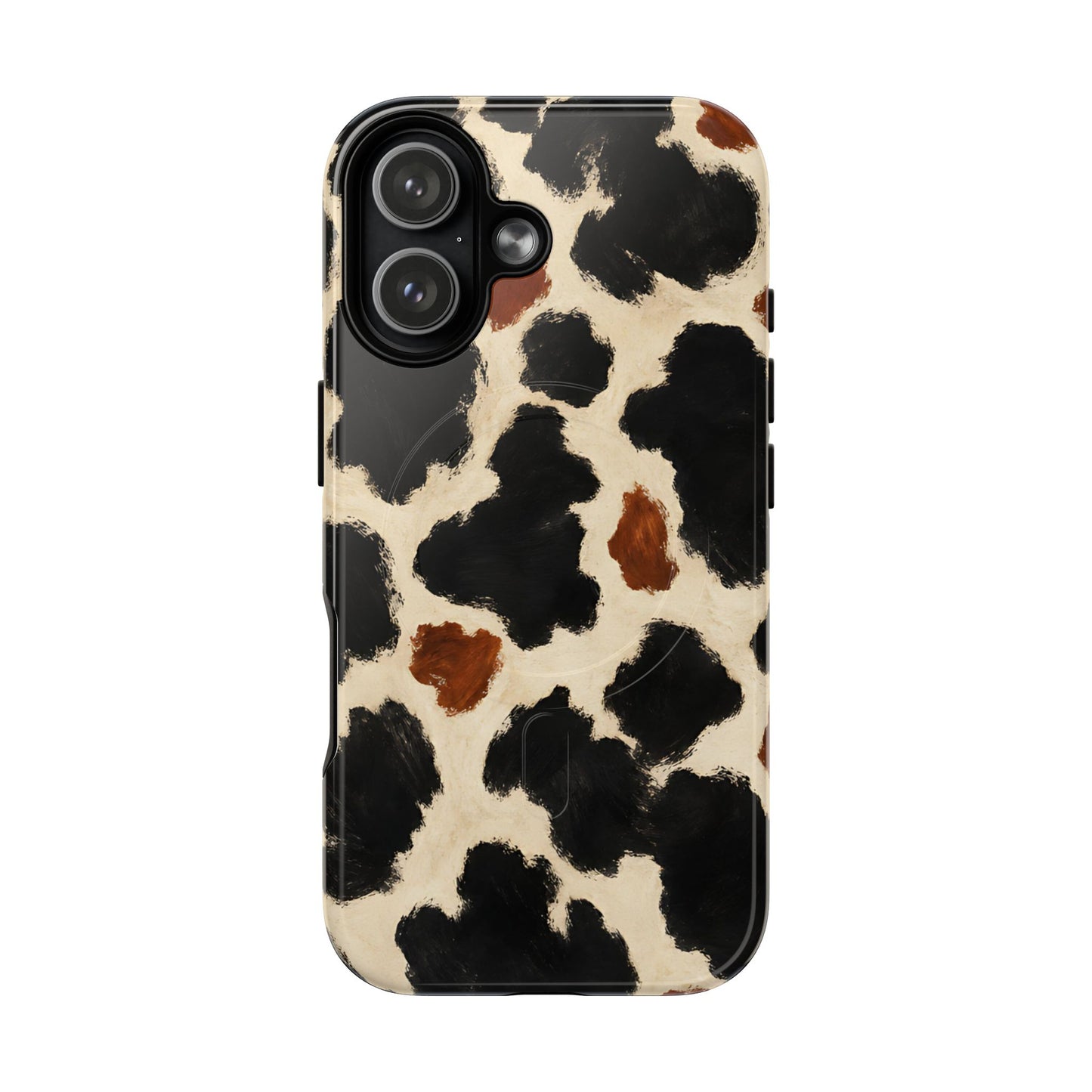 Painted Cowhide Magnetic Case