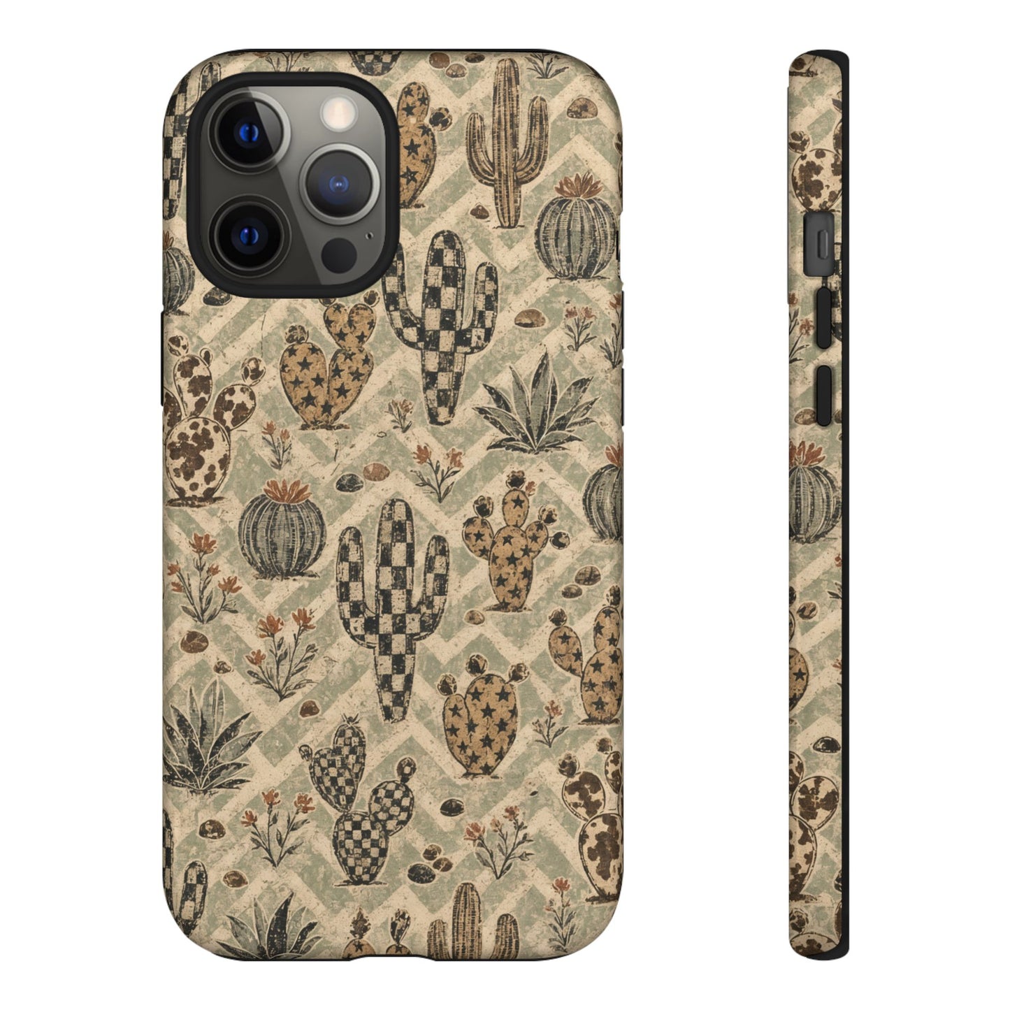 Checkered Cactus Tough Case