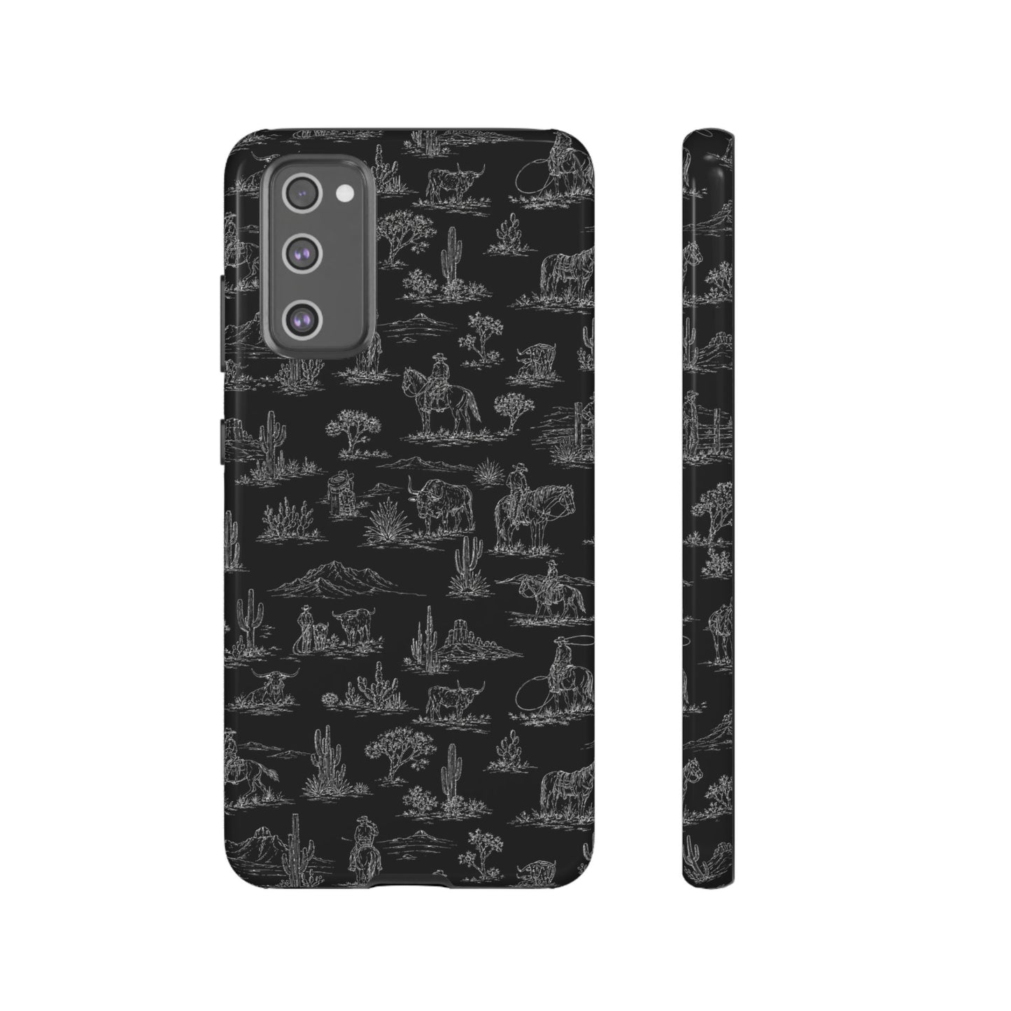 Midnight Toile Tough Case