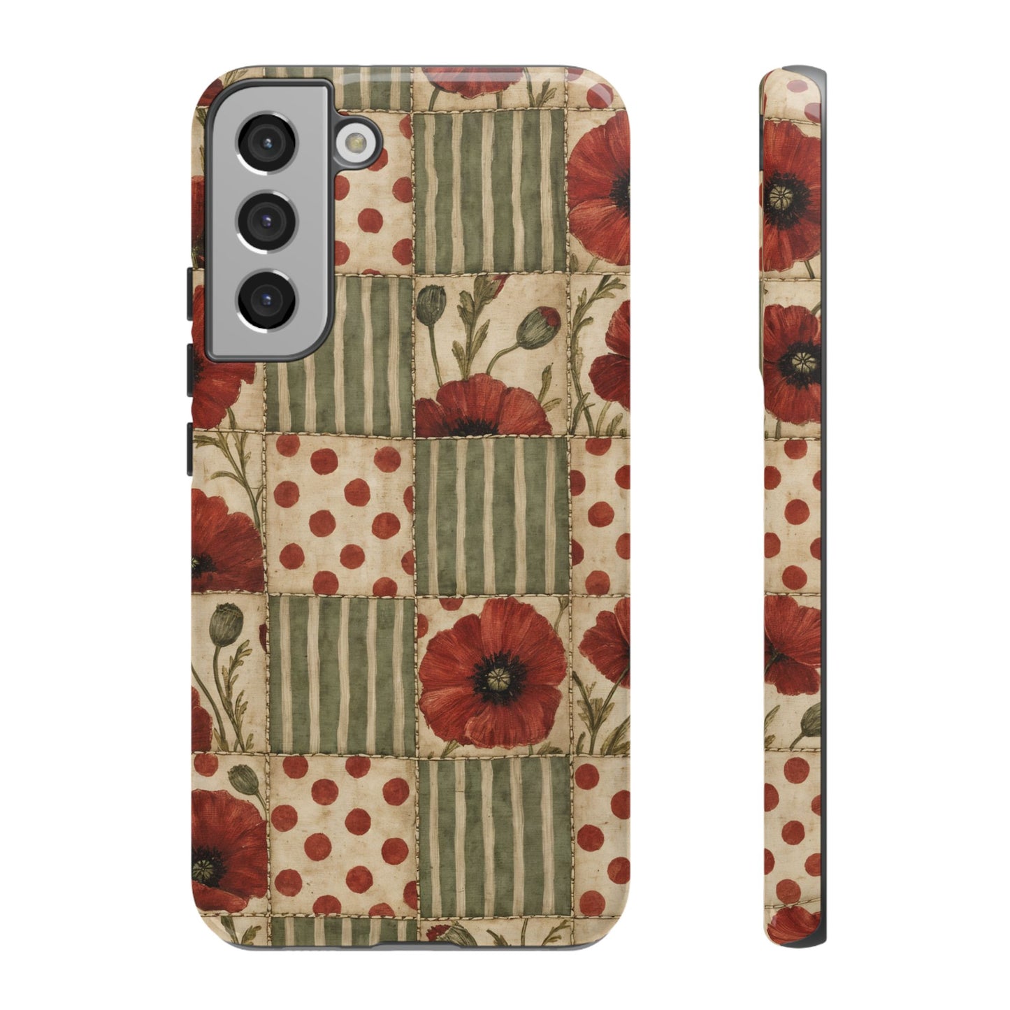 Poppy Patchwork Tough Case