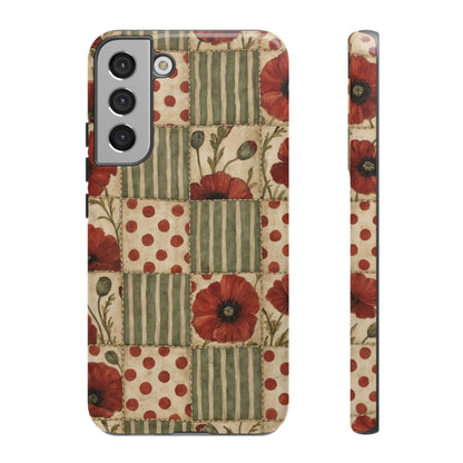 Poppy Patchwork Tough Case