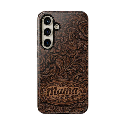 Carved Floral Mama Tough Case